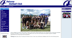 Desktop Screenshot of falconsnetballclub.com